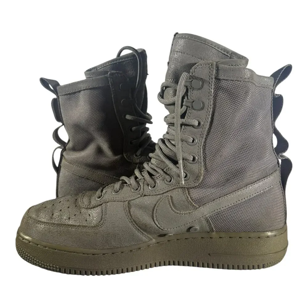 Nike Men's SF AF1 QS Dust 903270 001 Size 10 High Top Boots Gray - Picture 7 of 9